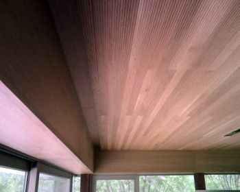 techo de madera hecho por Carpintería Arce